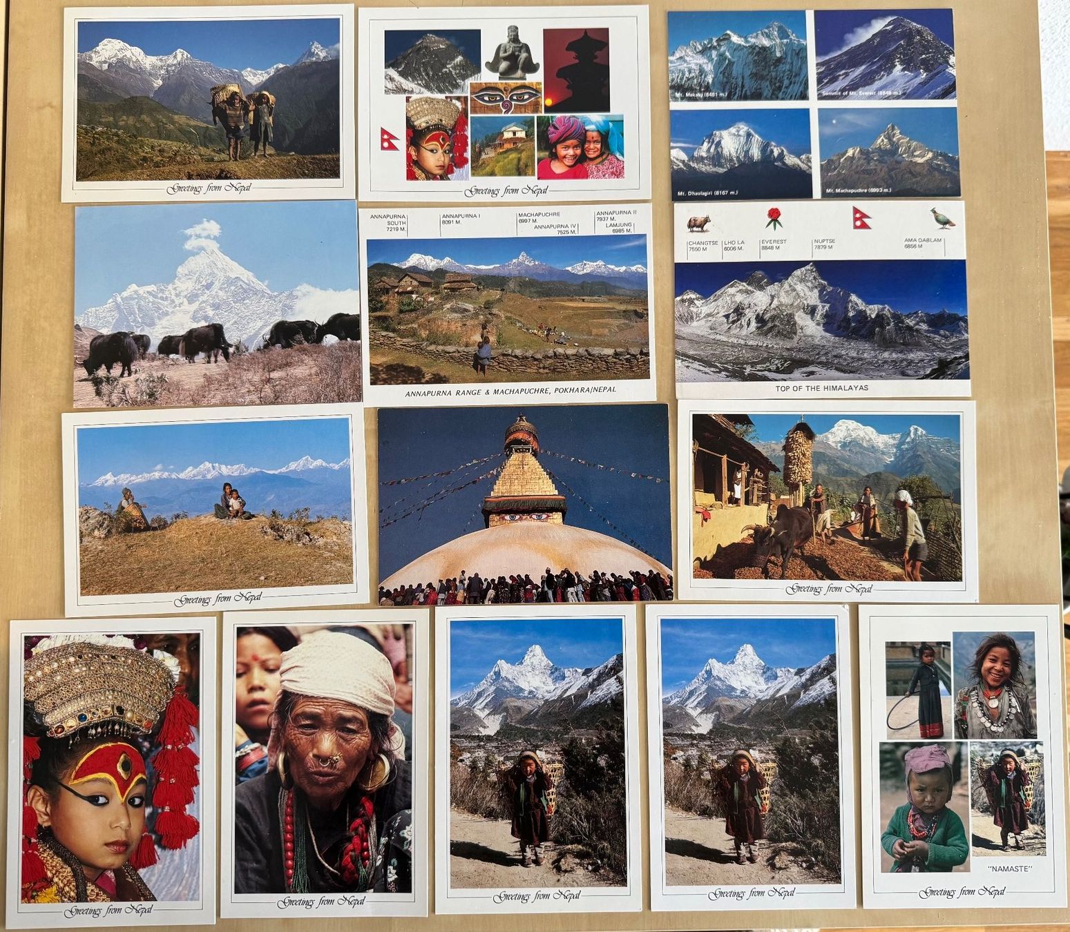 Cartoline postali: Ansichtskarten aus Nepal – Nuovo (secondo la descrizione) da Luzern venduto da lbreu 1