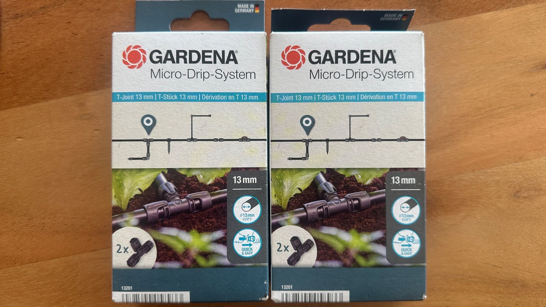 Gardena Fixations: Gardena Microdrip System T-Stück 13mm – Neuf avec emballage d'origine à Thun par yvonne.95