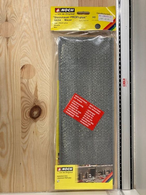 NOCH H0 58054 Steinmauer PROFI-plus (Neu und originalverpackt) in ...
