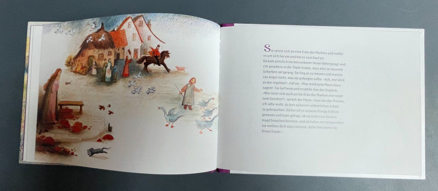Bücher: König Drosselbart | Bilder Bernadette | Brüder Grimm – Neu (gemäss Beschreibung) aus Aarau von Chicca2006 5