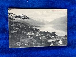 Alte Ansichtskarte Unterterzen am Walensee 1913 CHF