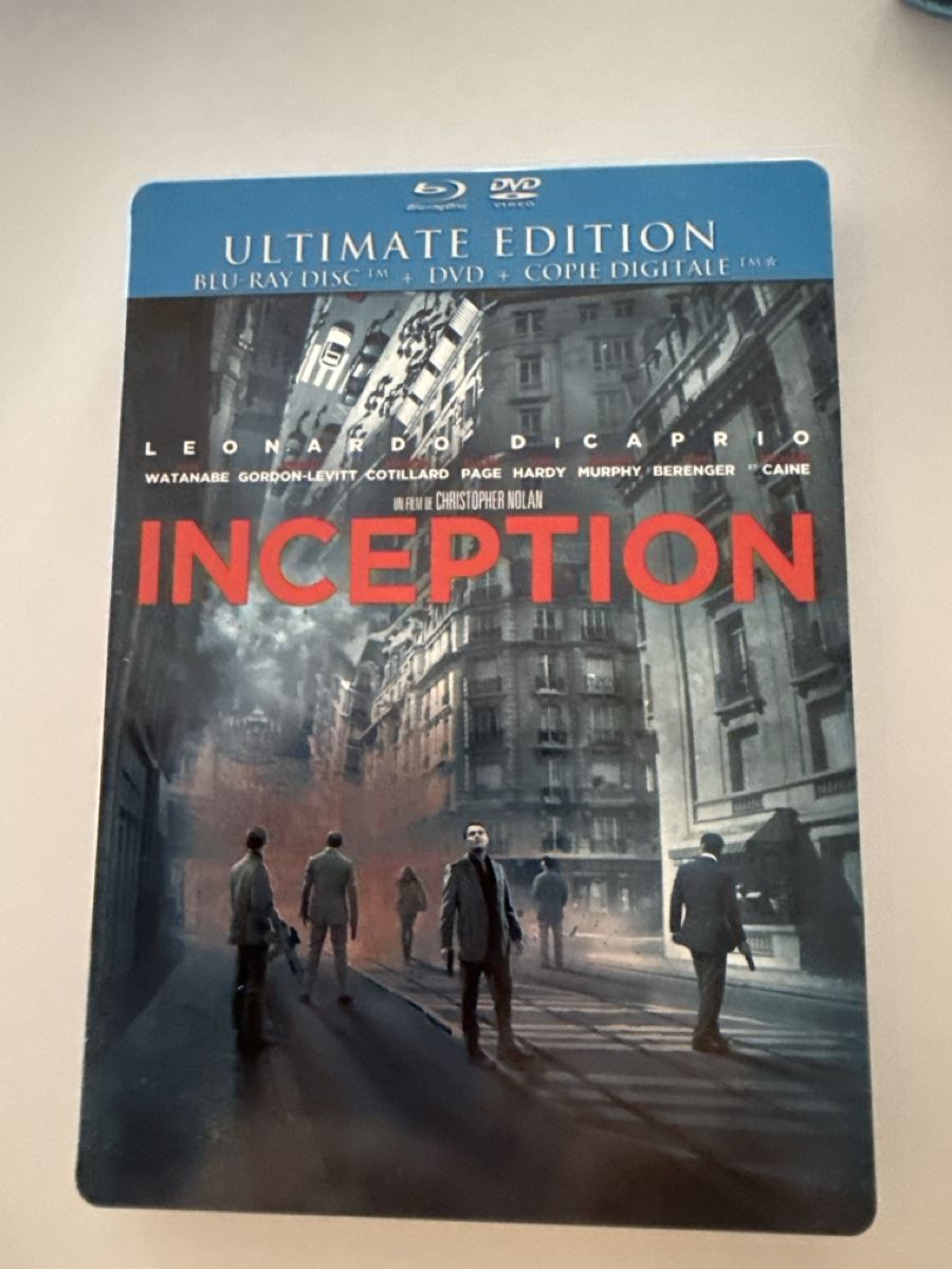 Tutti i DVDs: Inception Ultimate Edition Blu-ray DVD Steelbook – Nuovo (secondo la descrizione) da Zürich venduto da nad_s27g