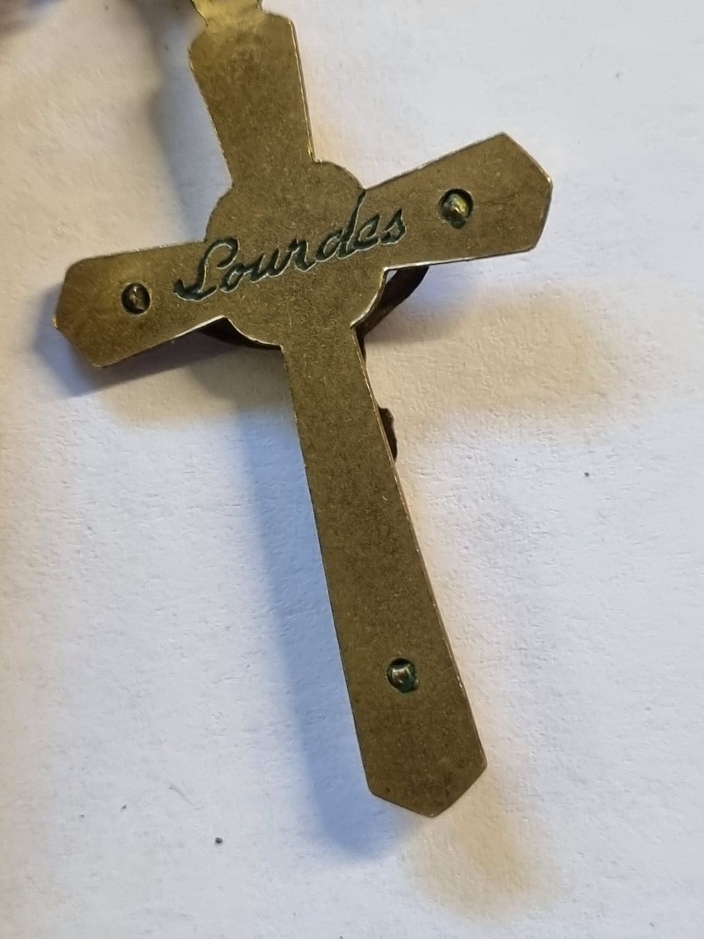 Sonstiger Schmuck: Schöner Rosenkranz mit Kristallperlen + Echtlederetui – Gebraucht aus Trachslau von bastet06 4