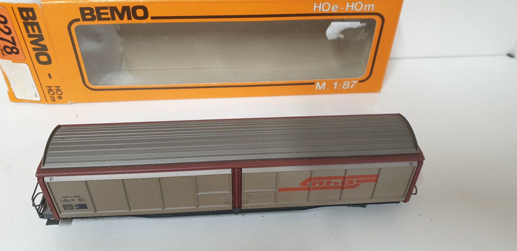 Bemo Modellini di ferrovie: Bemo RhB Schiebewandwagen – Usato da Geroldswil venduto da TopTrain54 3
