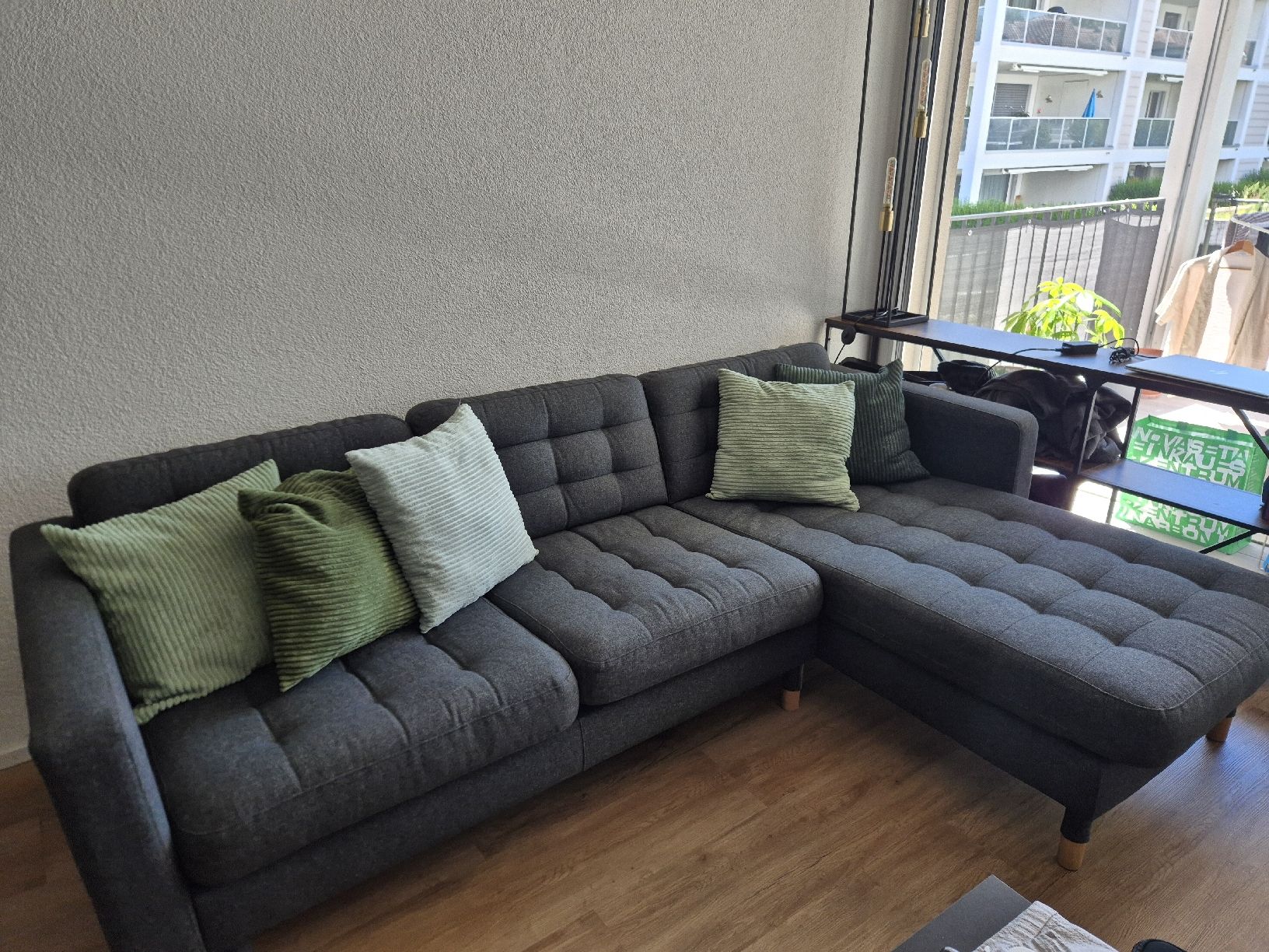 Ikea Divani: Ecksofa grau Stoff guter Zustand – Usato da Kreuzlingen venduto da iamdeepblue 2
