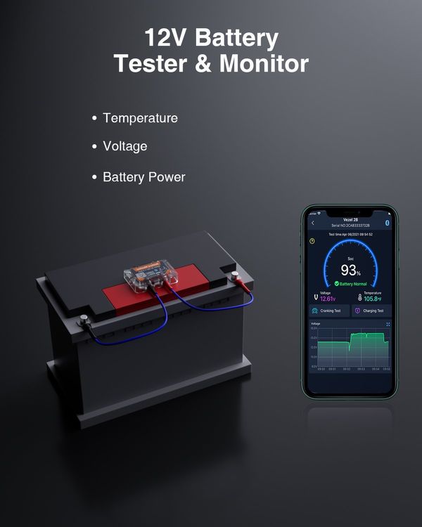 Battery Monitor BM6 Batterieüberwachung mit Gratis App