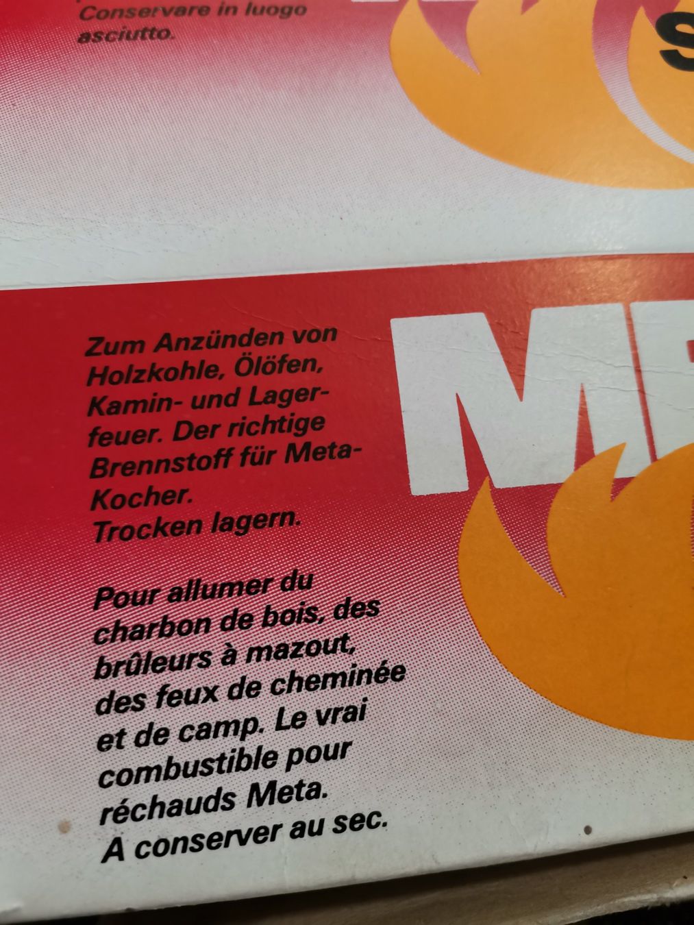 Accendini: Meta Super, Anzünder, Feuer Anzündmaterial, Anzünder – Usato da Wiedlisbach venduto da materialkreislauf 1