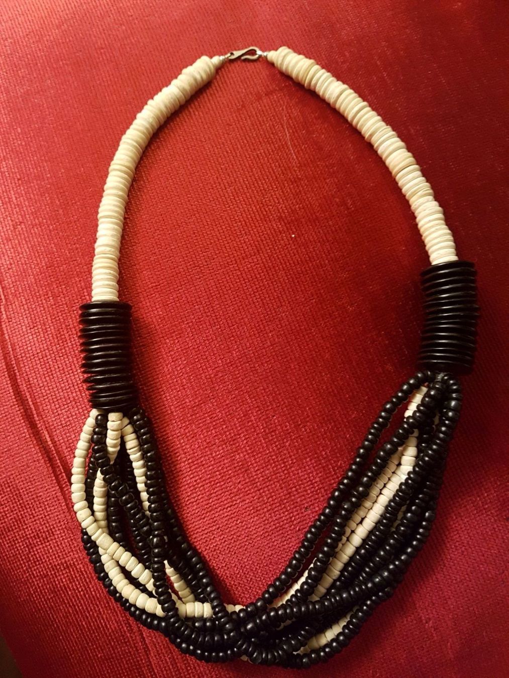Catenine: Kette Ethno black & white  Natur 60cm – Nuovo (secondo la descrizione) da Ettingen venduto da Maranathatalitha 2