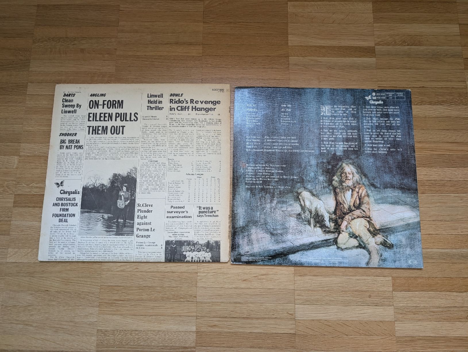 Dischi in vinile: Jethro Tull – Aqualung & Thick as a Brick – Usato da Widnau venduto da angiel02 2