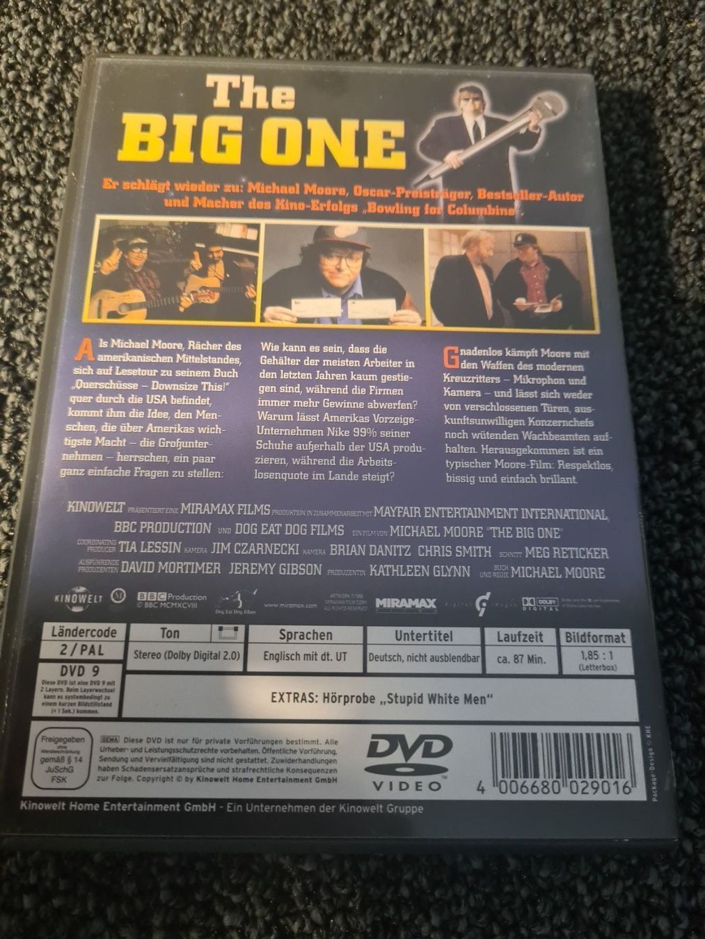 Tutti i DVDs: THE BIG ONE (8881) – Usato da Ruswil venduto da M71 1