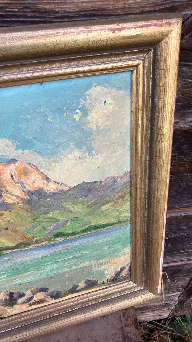 Dipinti: Tableau Charles Sodeur  paysage Gemälde – Usato da St-Cierges venduto da LeRegain 6