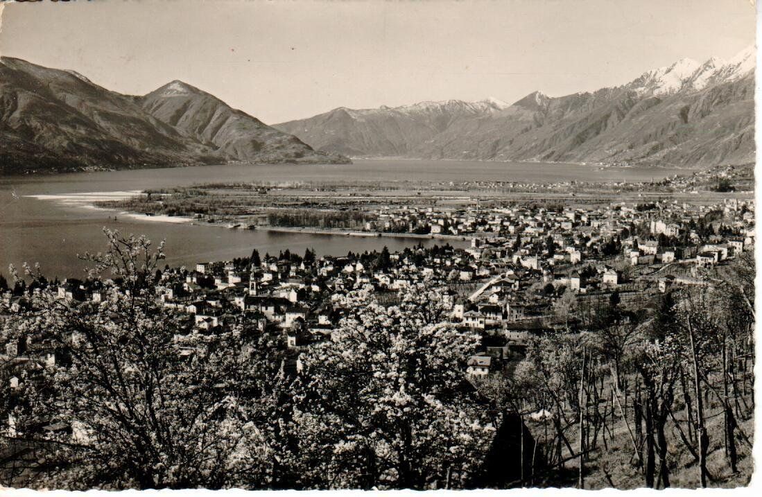 Ansichtskarten: Minusio - Locarno 1952 – Gebraucht aus Wolhusen von Curver9