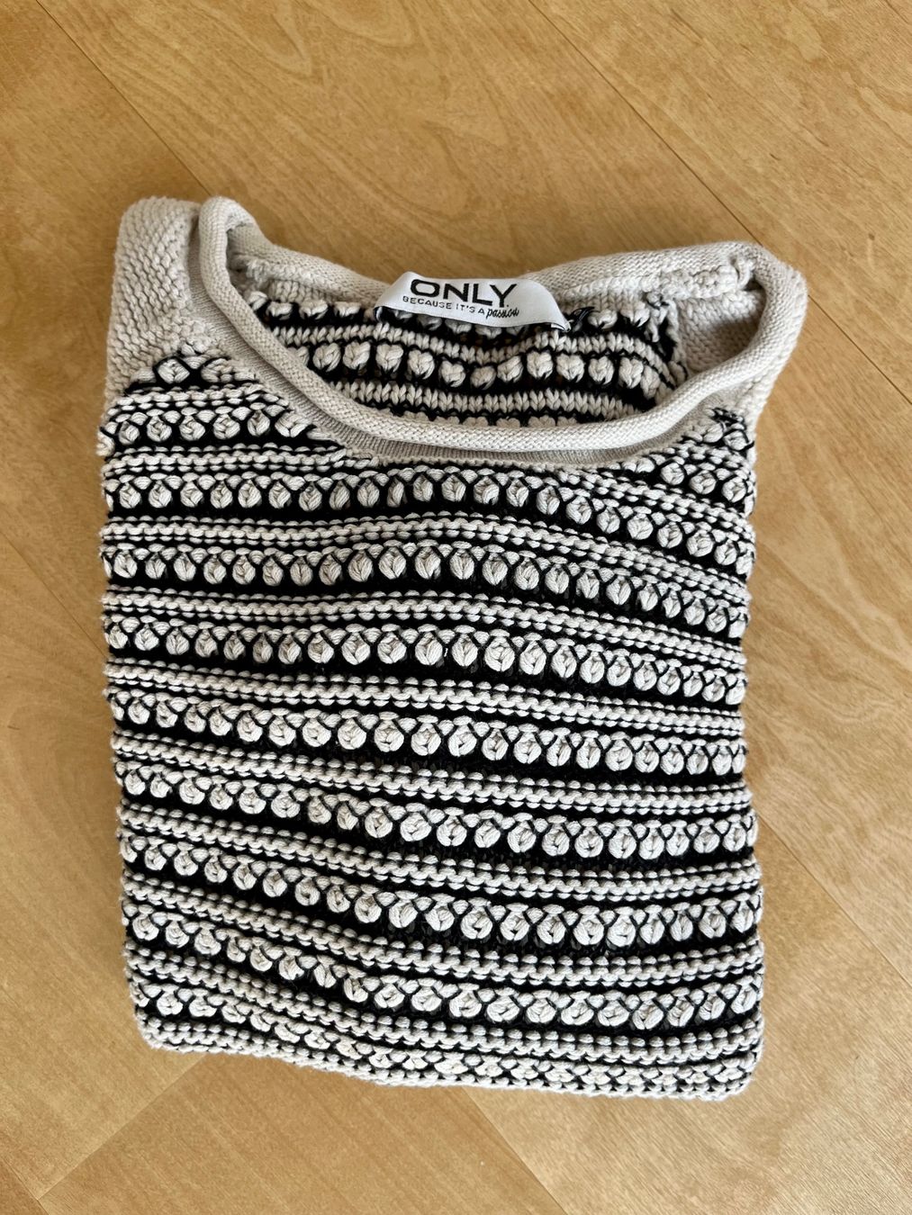Only Maglioni & Felpe: ONLY Strickpullover Gr. S, beige-schwarz – Nuovo (secondo la descrizione) da Scharans venduto da frischerwind 4