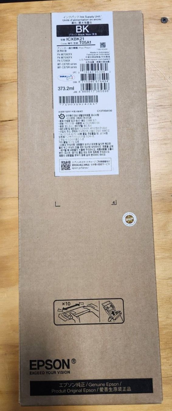Epson Cartucce per stampanti & toner: Epson WorkForce Pro WF-C878, WF-C879 black Patrone, T05A1 – Nuovo e nell'imballaggio originale da Glattbrugg venduto da copytron 1