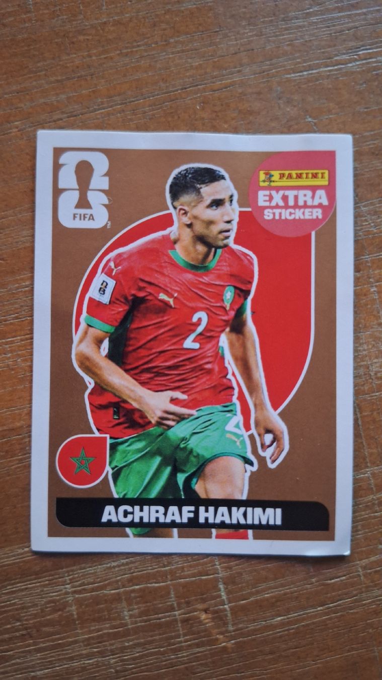 Panini Carte collezionabili: Panini Extra Sticker Achraf Hakimi Bronze  – Usato da Zürich venduto da Vittel6