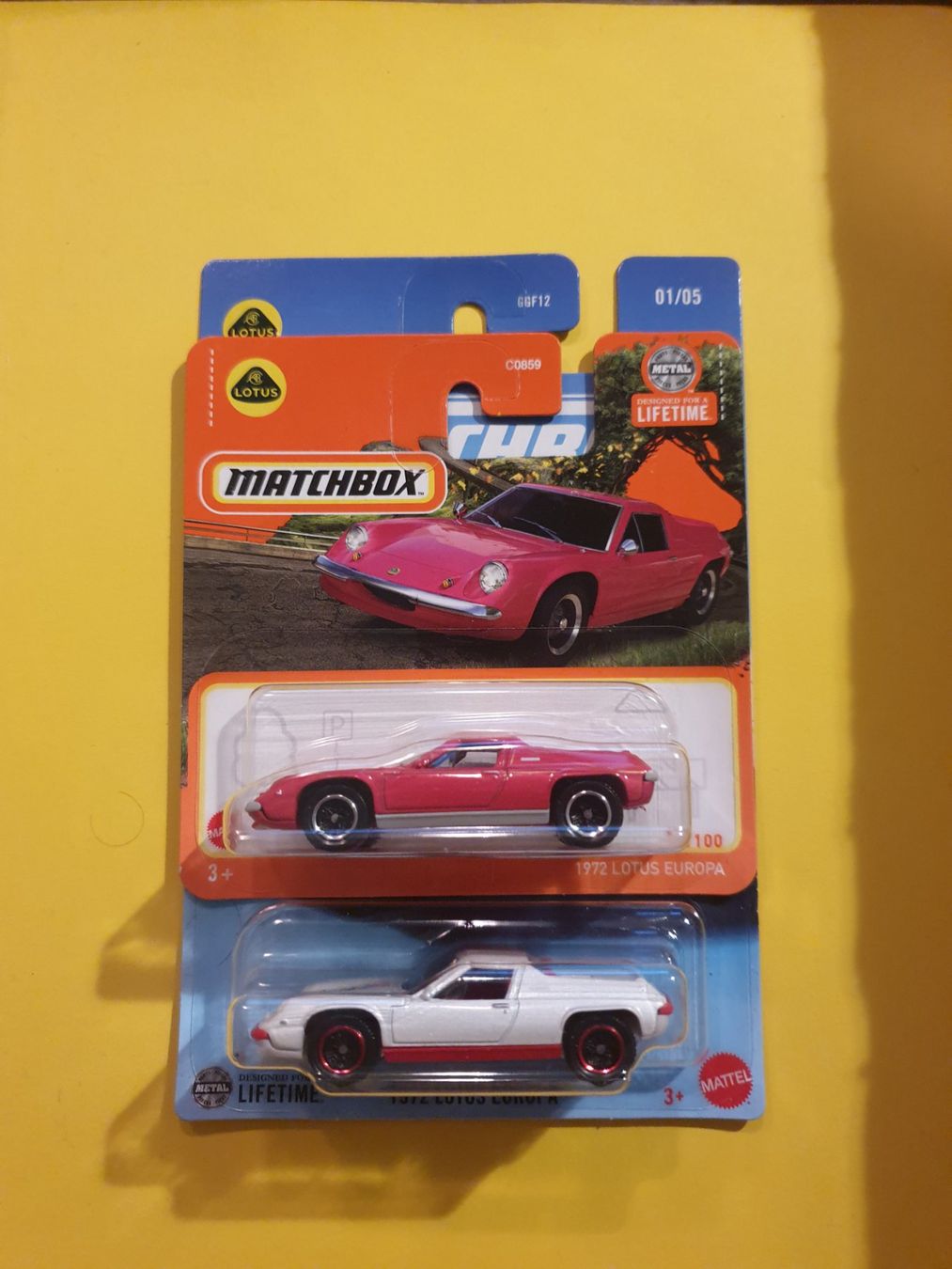 Matchbox Modellautos: 2 x Matchbox 1972 LOTUS EUROPA – Neu und originalverpackt aus Oftringen von Rotor