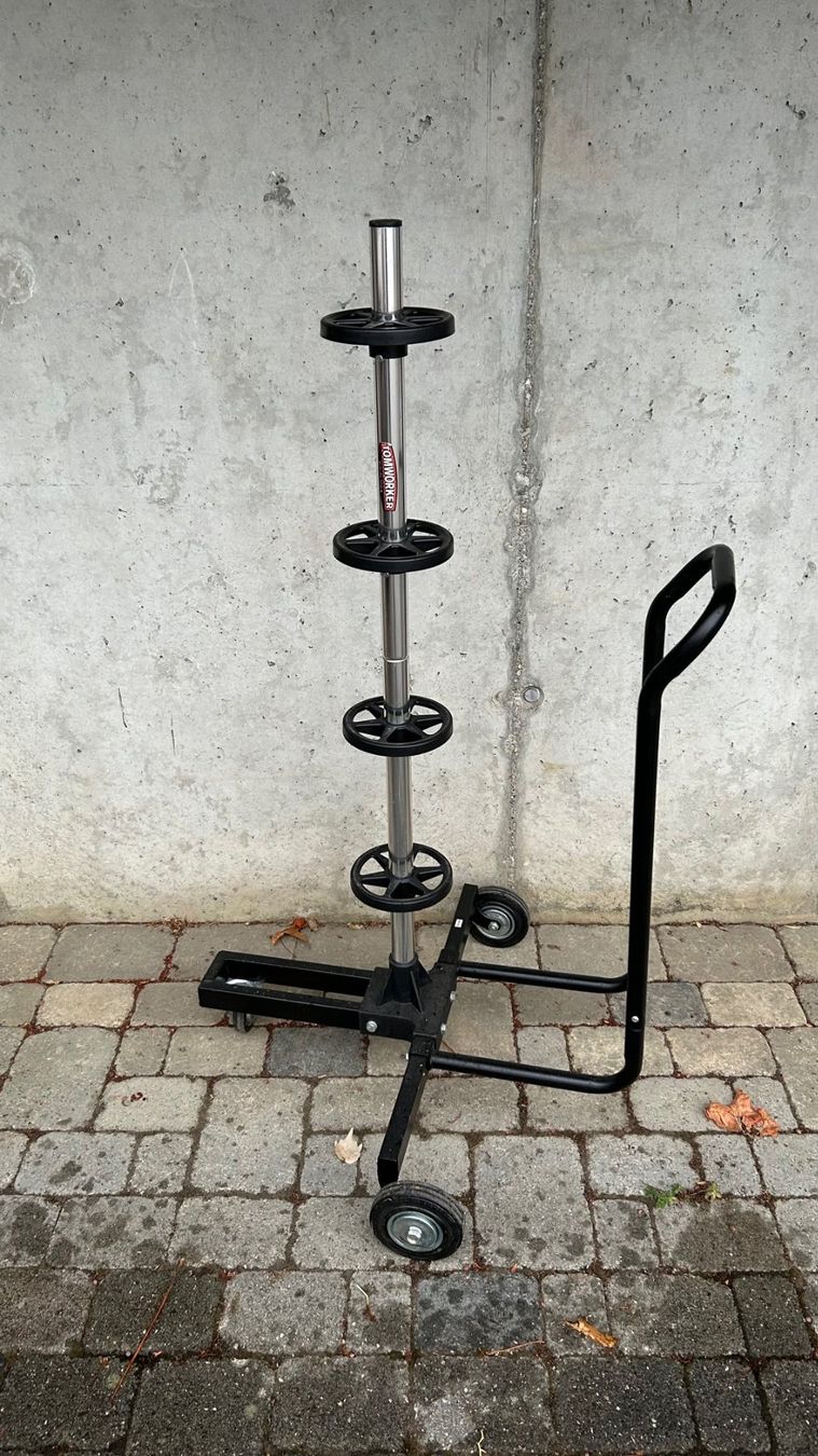 Werkzeugkasten & Aufbewahrung: Felgenbaum auf Rädern – Gebraucht aus Lohn-Ammannsegg von sschl 1