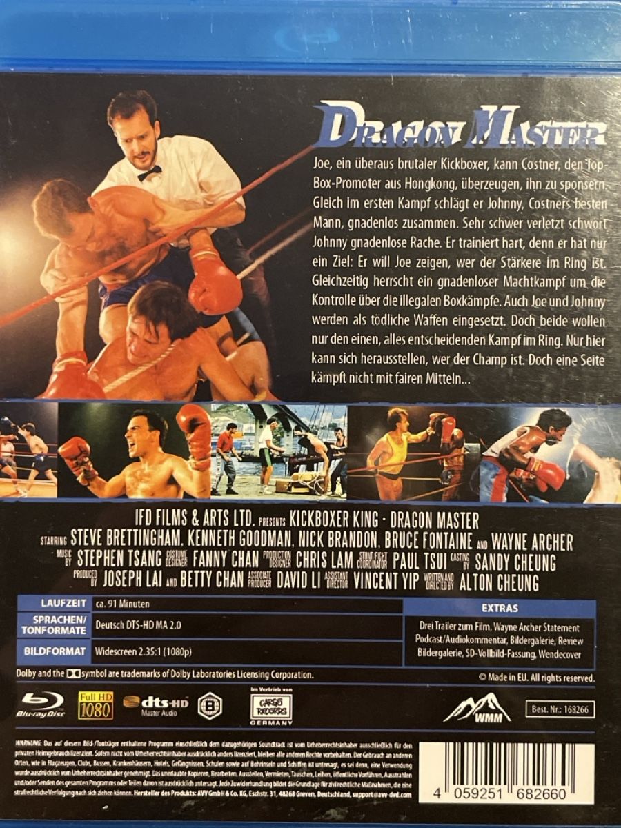 Tutti i DVDs: KICKBOXER KING - DRAGON MASTER  (1991) – Nuovo (secondo la descrizione) da Waldenburg venduto da Gonzo8 1