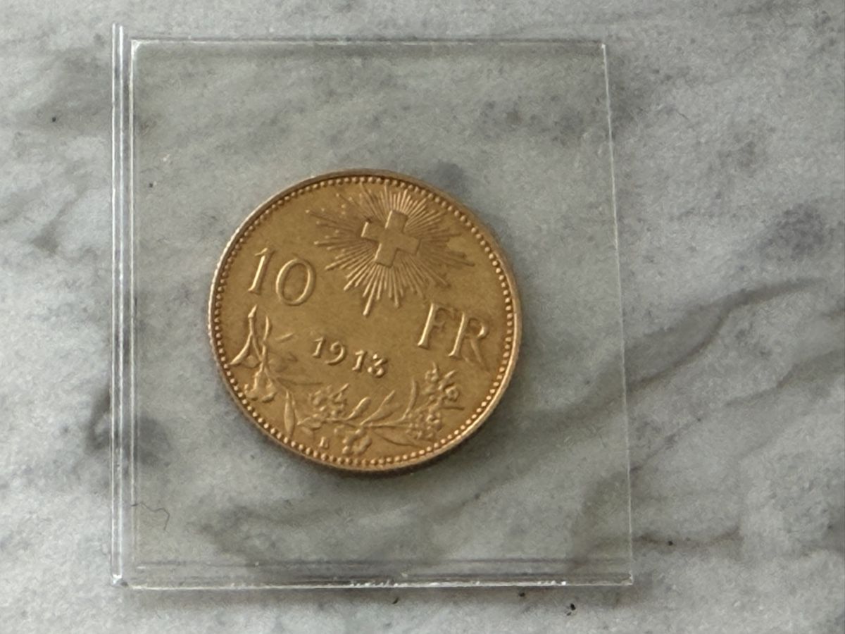 Tutti le monete: 10 er Goldvreneli Stgl. 1913 – Nuovo (secondo la descrizione) da Brunnen venduto da pf550 1