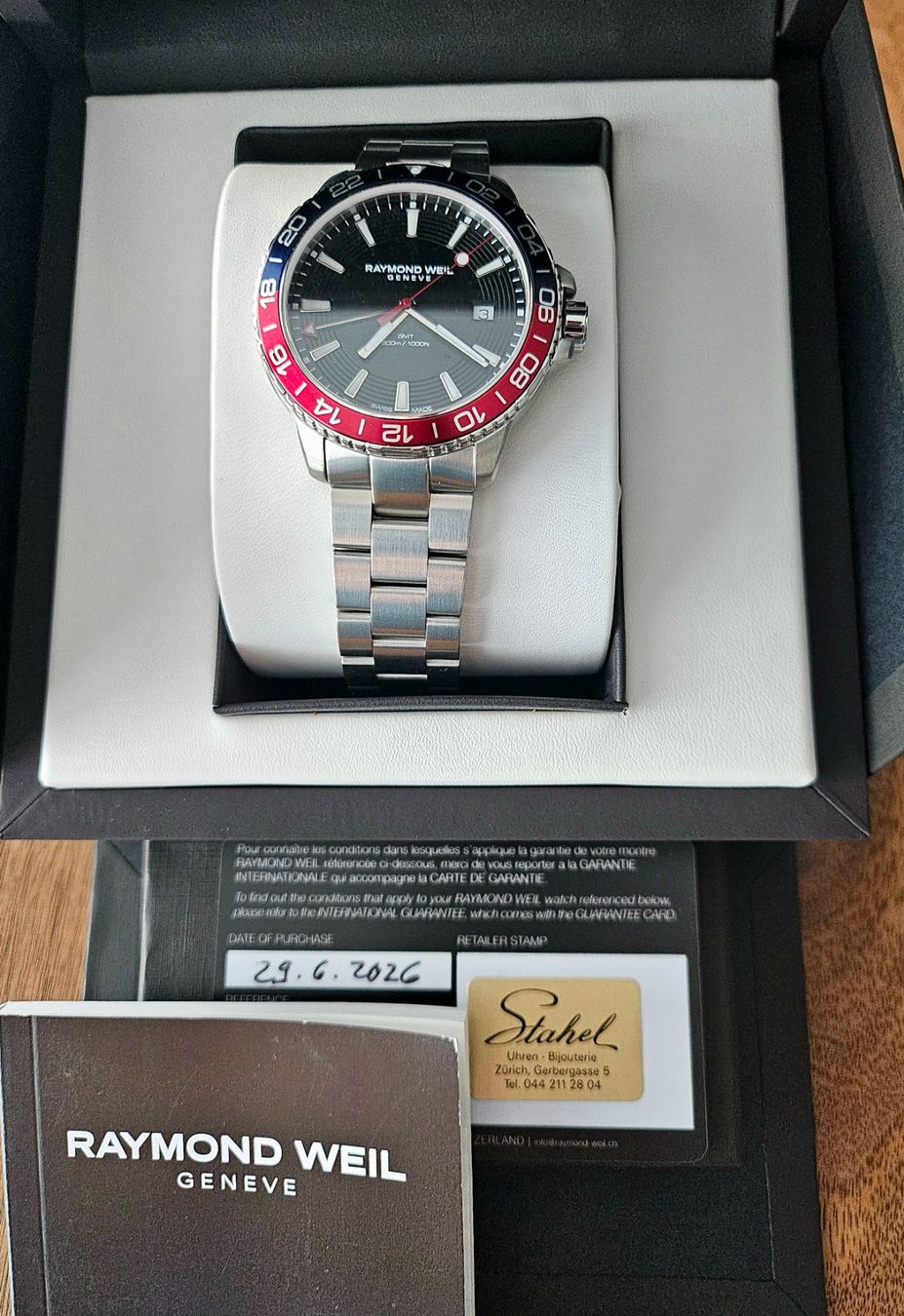 Raymond Weil Orologi: Raymond Weil - Tango Diver GMT – Nuovo e nell'imballaggio originale da Bad Zurzach venduto da Pater007