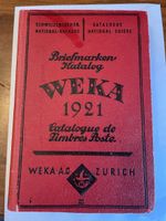 WEKA Catalogue Timbres Poste 1921 Zurich Collection!