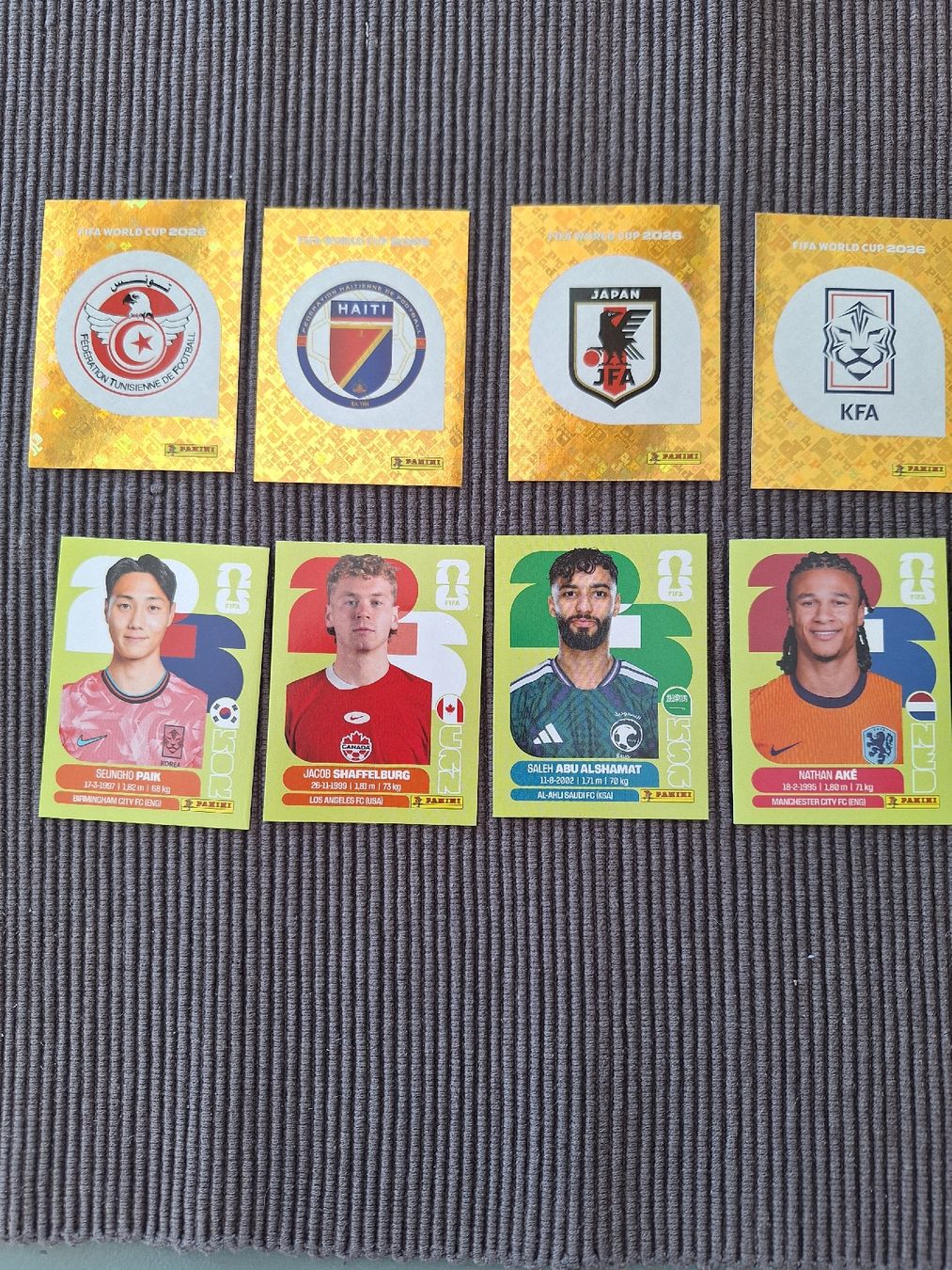 Panini Cartes à collectionner: 8 Panini WM 2026 Sticker – Neuf (Voir description) à Gelterkinden par holunder61