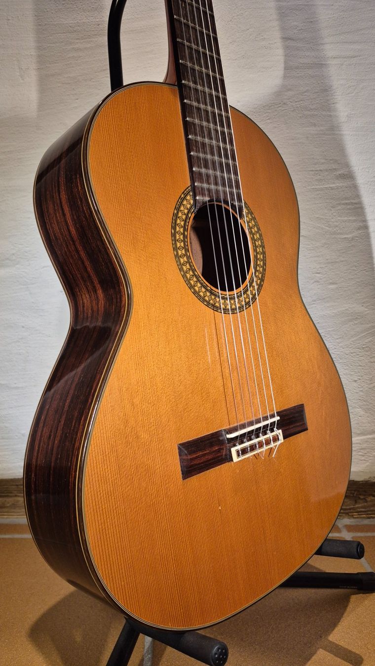 Strumenti musicali: Linkshand Akustik Gitarre Vimus 20 1982 – Usato da Winterthur venduto da NorrSydGuitars 7
