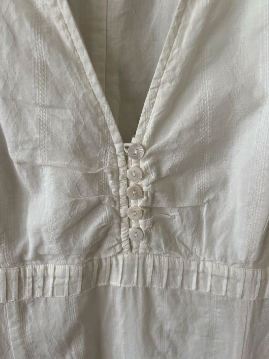 Avant Premiere Vestiti: weisses Baumwollkleid AP M – Usato da Spiez venduto da Vemai 1
