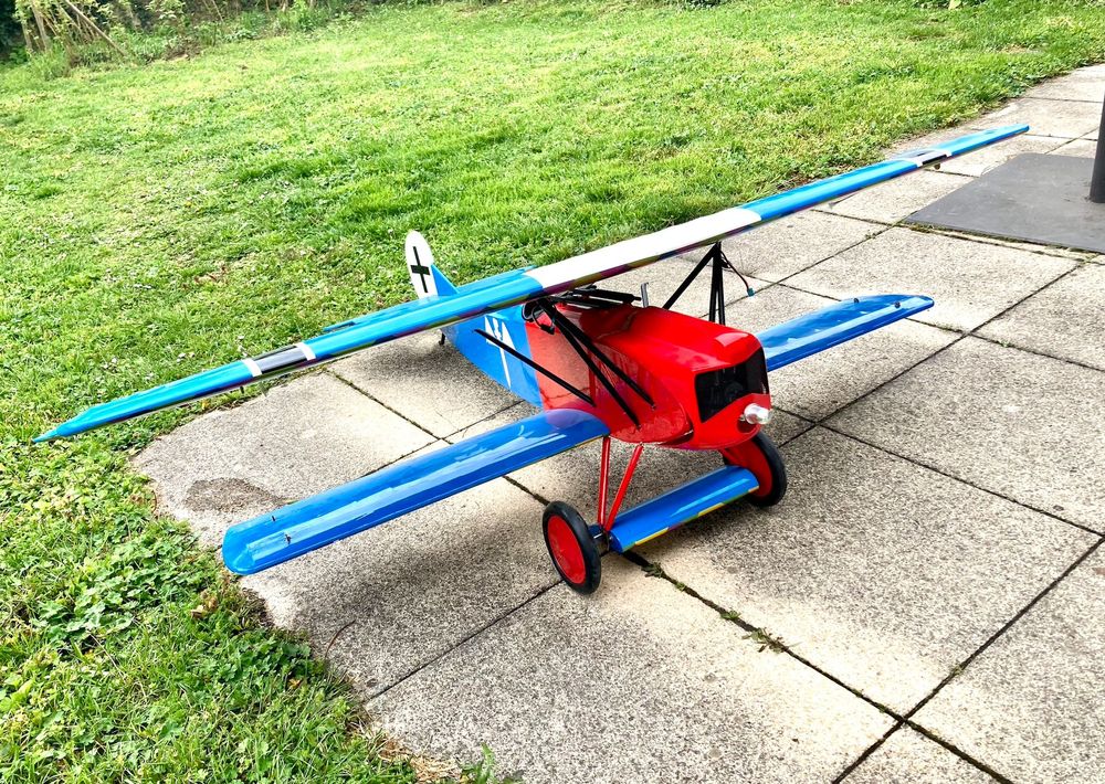 Hangar 9 Fokker D VII 60 ARF + Moteur Saito FA82 (HAN4675) Kaufen