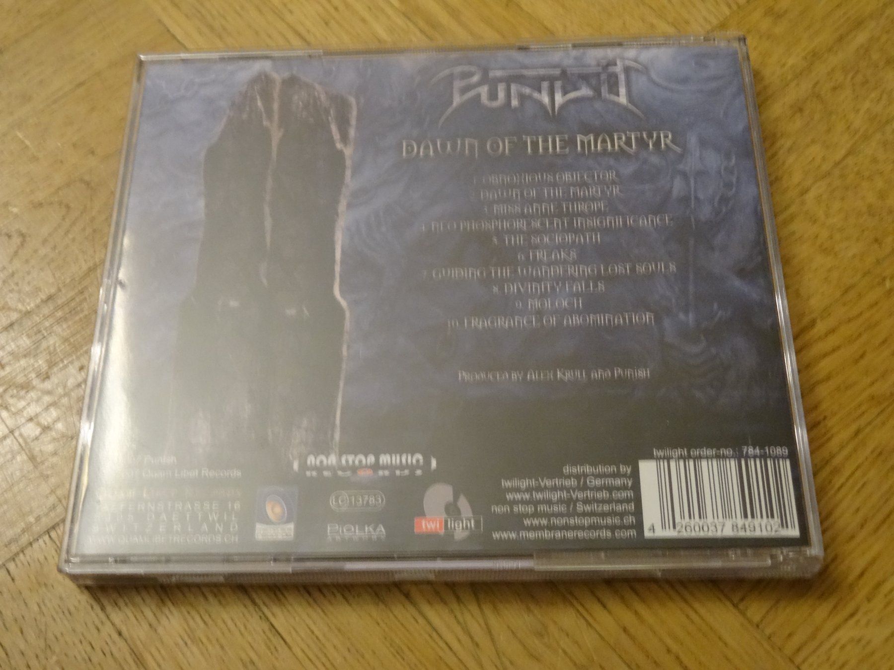 CD: Punish - Dawn of the Martyr CD – Usato da Olten venduto da Disc-Ausverkauf 1