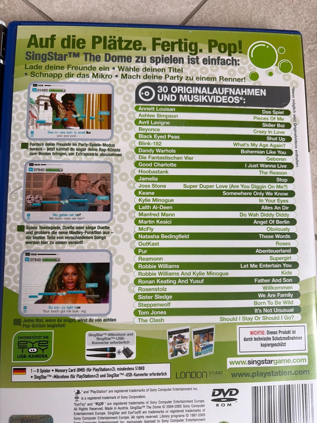 Giochi: Ps2 Set SingStar singstar 80 Singstar TheDome – Usato da Rüti ZH venduto da Butterfly206cc 4