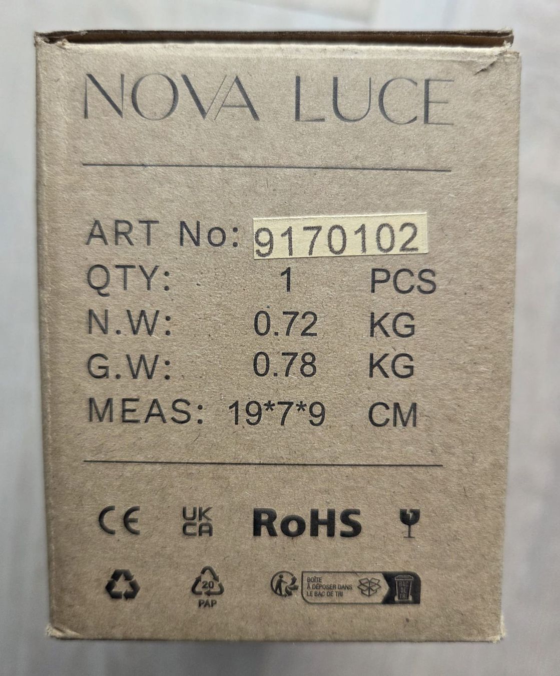 Nova Luce Lampade: Wandleuchte Nova Luce mit USB Typ-C Charger – Nuovo e nell'imballaggio originale da Tuggen venduto da handy_ 8