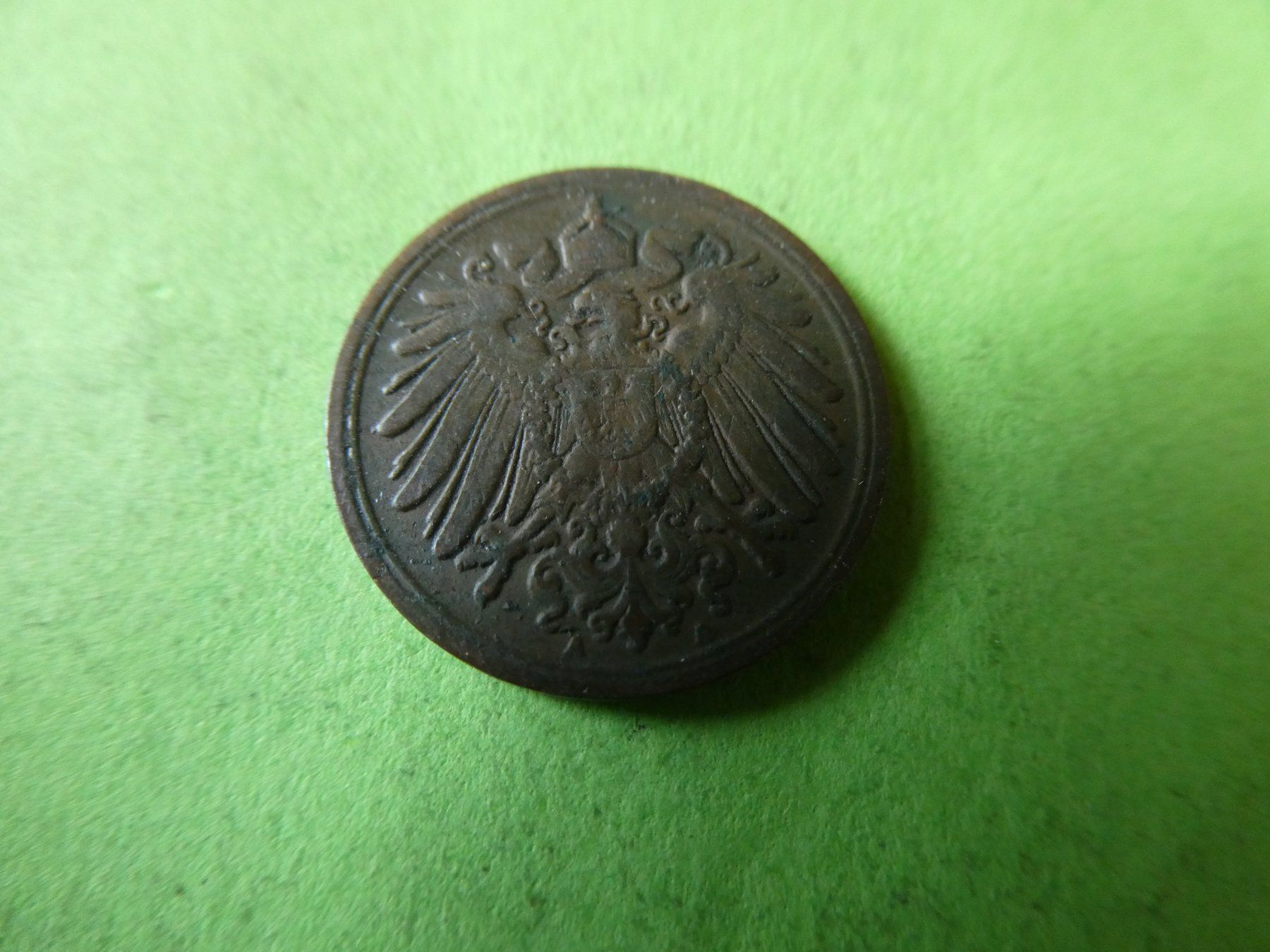 Tutti le monete: Dt. Reich 1907 A, 1 Pfennig – Usato da Hinterforst venduto da Rohusri 1