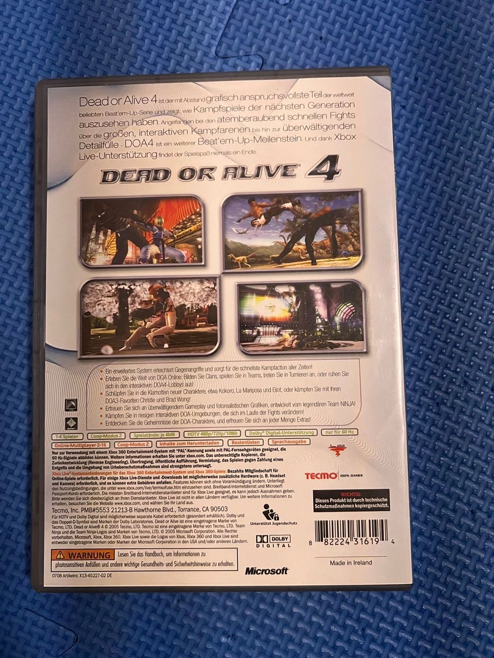 Microsoft Giochi: Dead or Alive 4 - Xbox 360 – Usato da Gossau SG venduto da schlitzerdemon 2