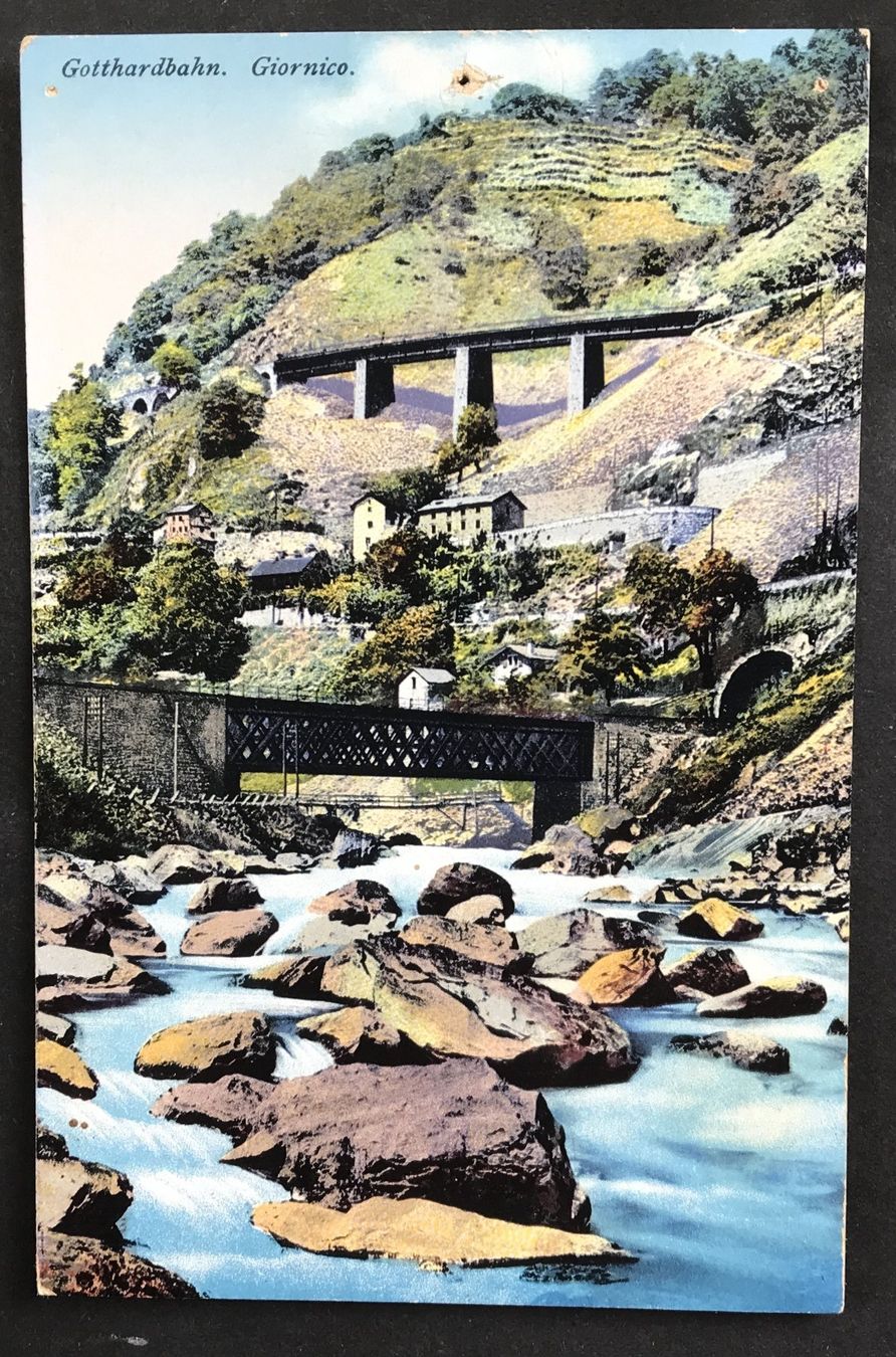 Cartoline postali: GOTTHARDBAHN GIORVICO – Usato da Ostermundigen venduto da Heavenmaus75