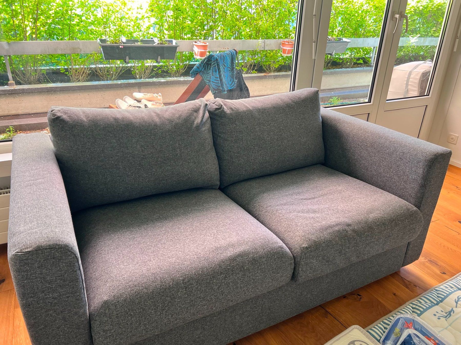 Ikea Divani: VIMLE 2er-Sofa, Gunnared mittelgrau (Binningen) – Usato da Binningen venduto da alt_b6pd 1