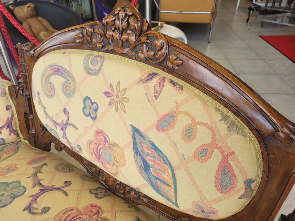 Antik Sofa Historismus, Divan Ruhebett, Rollbare Sitzbank (Gebraucht ...