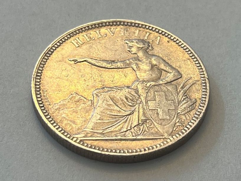 Toutes les monnaies: 5 Franken 1874 B. – D'occasion à Tägerwilen par Beata1sager 9
