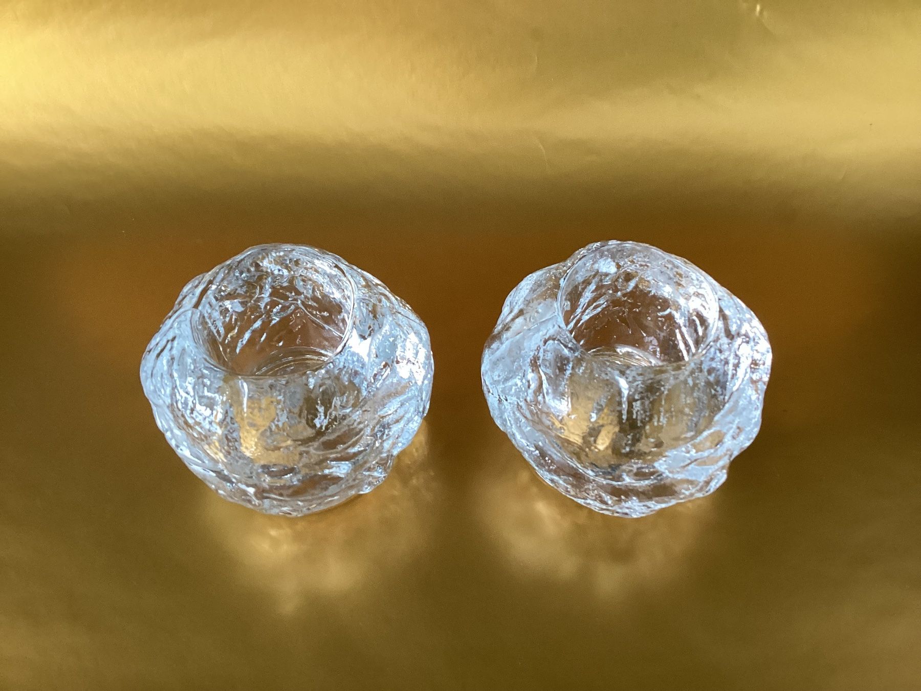 Kosta Boda Kerzenständer: Kosta Boda /  2 Teelichter /  Snowball – Gebraucht aus Beinwil am See von kae_gh7c 2