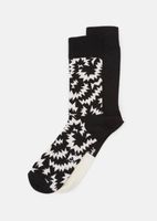 HAPPY SOCKS - SOCKEN -WEISS/BEIGE/SCHWARZ - NEU-GRÖSSE 41-46