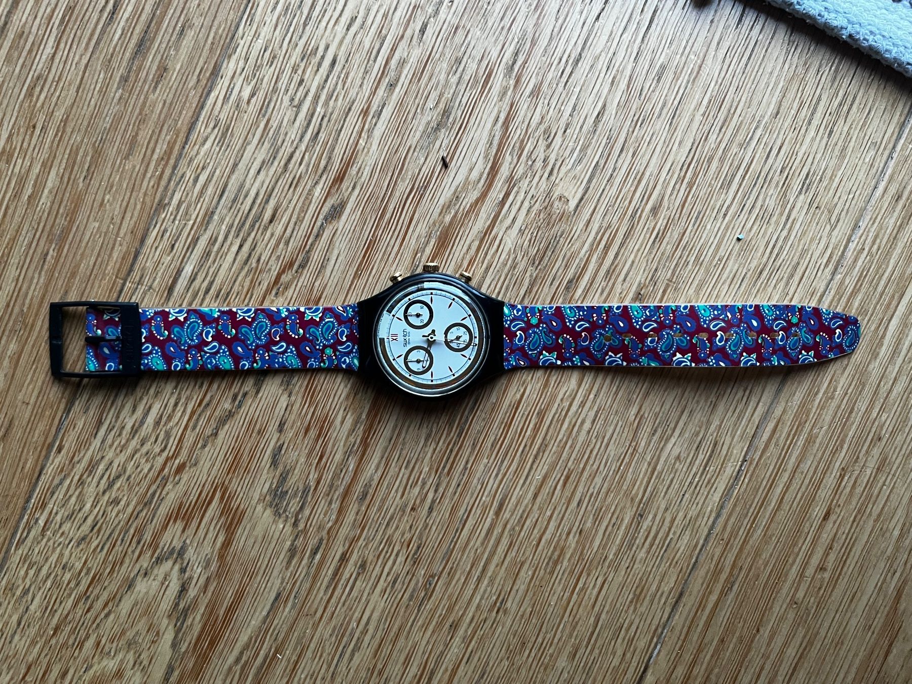 Bracciali & Braccialetti: 1 Swatch Uhr mit neuer Batterie – Usato da Basel venduto da thi0ja 1