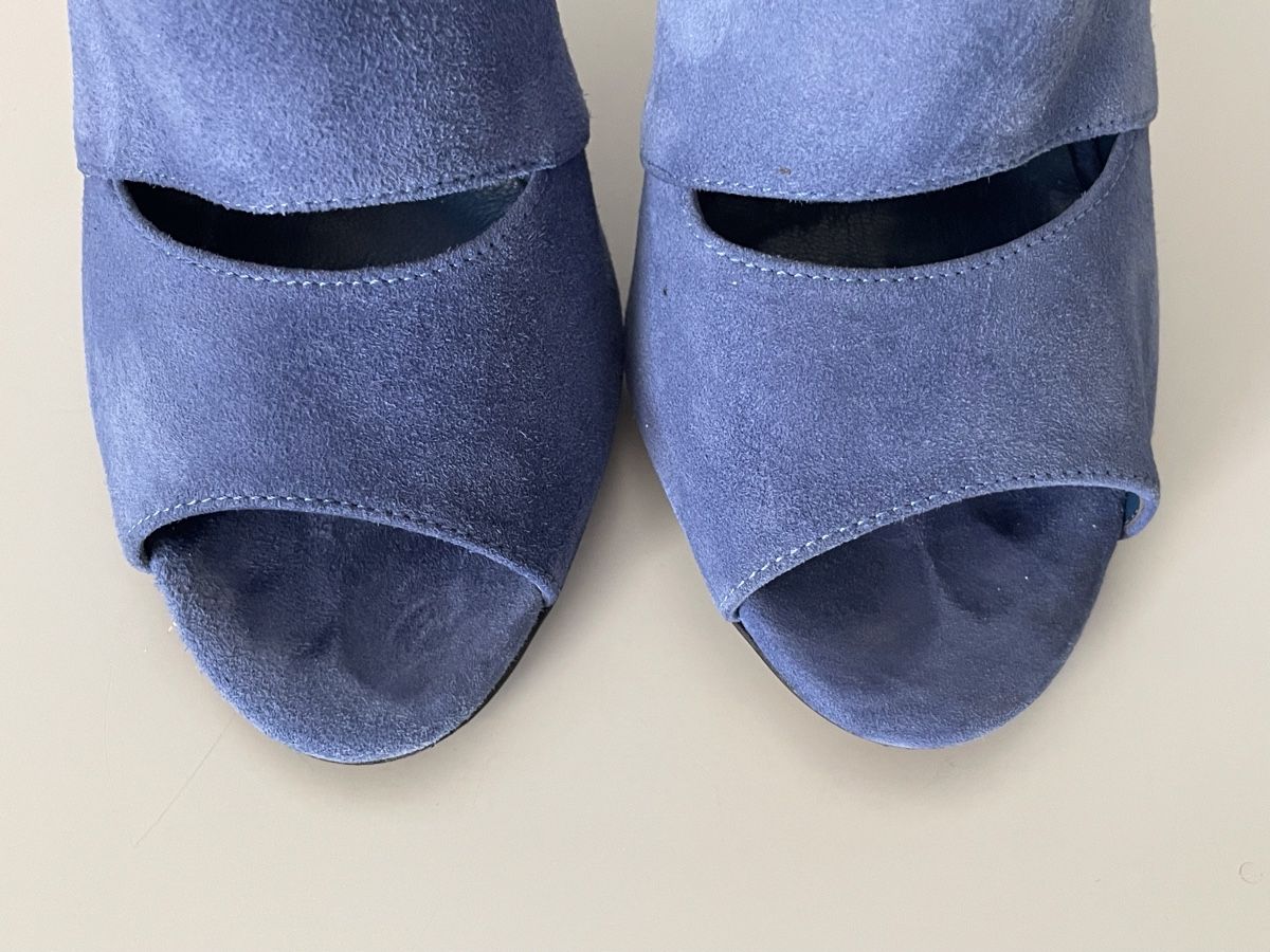 Damenschuhe: Talons aiguilles FB en daim bleu, taille 38, élégants! – Gebraucht aus Vuadens von Nina11 3