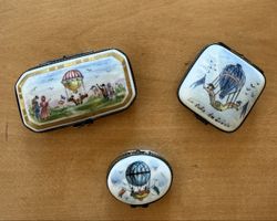 Boîtes miniatures Limoges peintes à la main, vintage! (51)