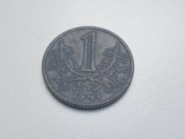 🇨🇿  Bohemia Moravia 1 Koruna 1941