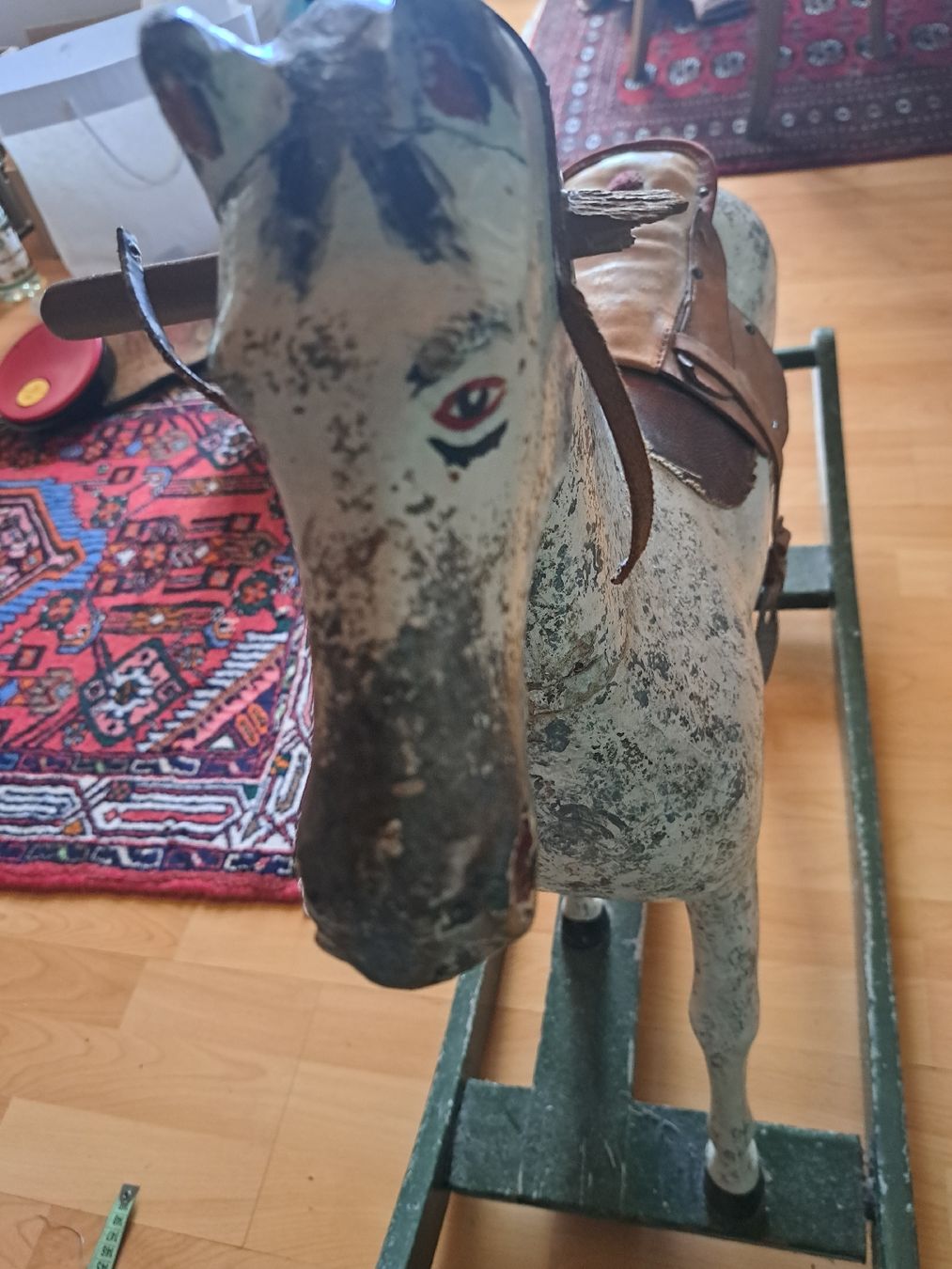 Altre altalene da giardino: Antikes Schaukelpferd – Usato da Kölliken venduto da Upcycling-by-Mc-TAM 8