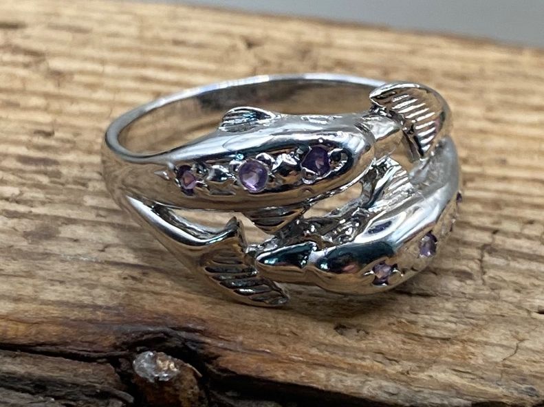 Anelli: Delphin Ring in Sterlingsilber, Gr 56.5 – Nuovo (secondo la descrizione) da Luzern venduto da S.Kern01 4