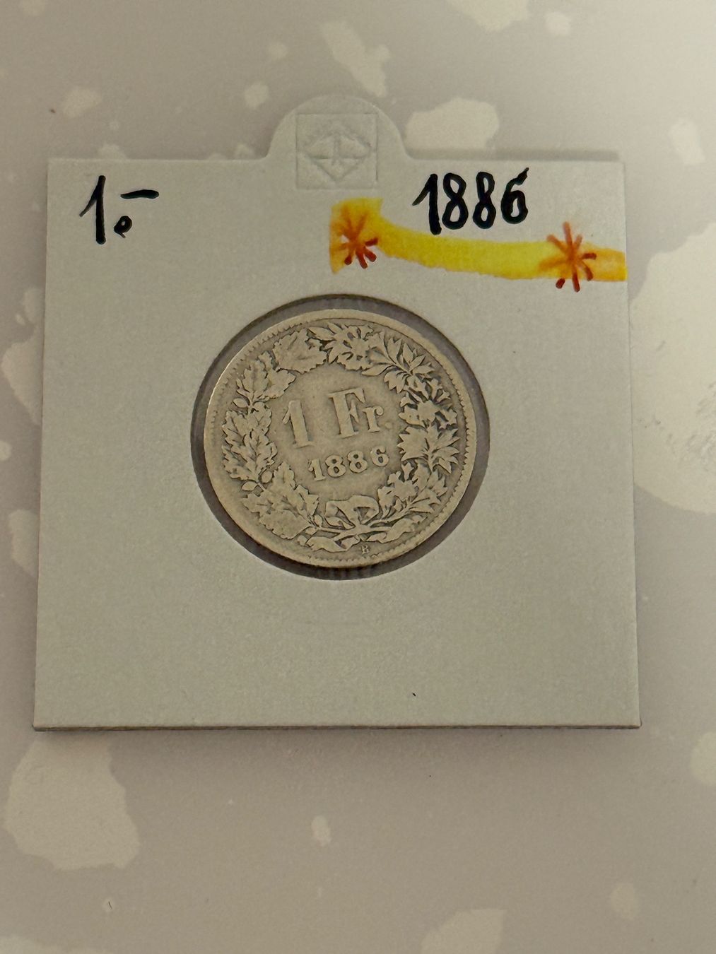 Tutti le monete: 1 Franken 1886  Rar – Usato da Wallisellen venduto da SWISS_SILVER1