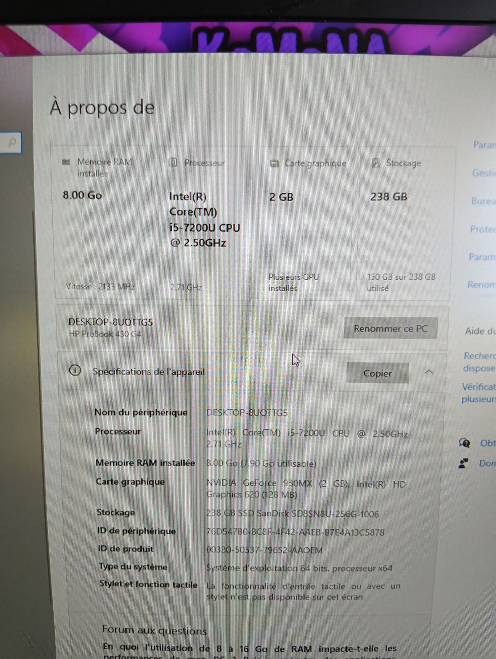 Intel Notebook: HP ProBook 470 G4 – Usato da Courroux venduto da marchand_jura 3