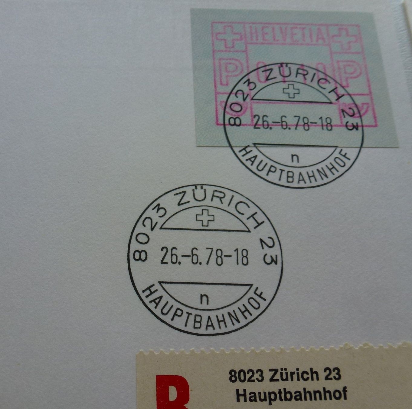 Tutti i francobolli: ATM 1978 ++ 4 FDC Briefe einzeln mit ATM Typ 2 - 26.6.1978 – Usato da Walkringen venduto da Casablanca777 1