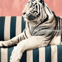 Moderner Wandbild Tiger neu gerahmt 💕